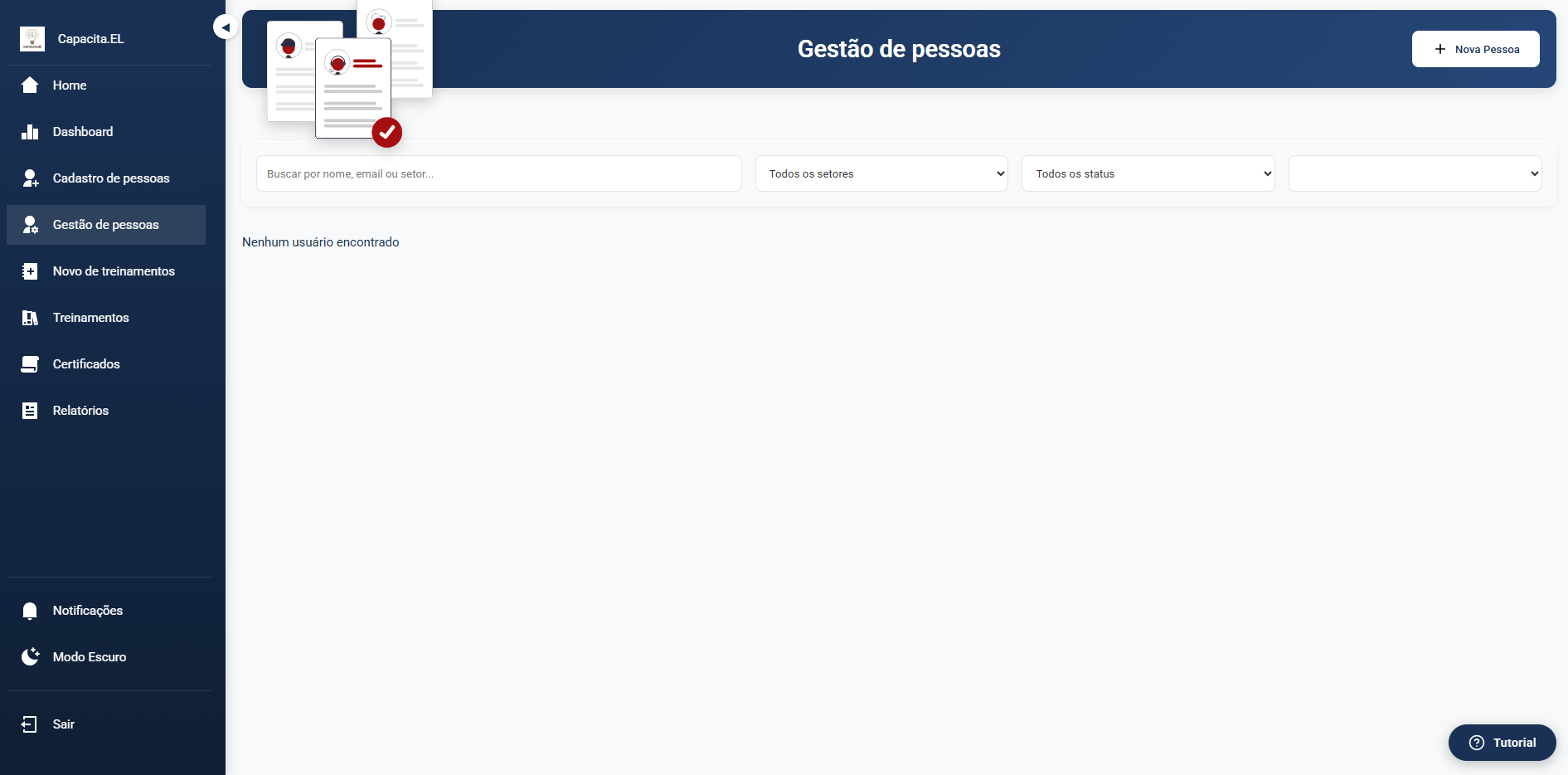 CapacitaEL - Sistema de Gestão de Treinamentos - Screenshot 16